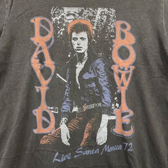 David Bowie Live at Santa Monica 1972 Rock Show T-Shirt M - Picture 2 of 4
